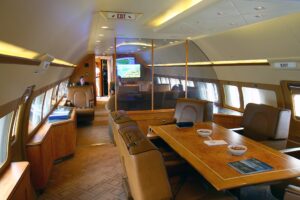 interior of a jet