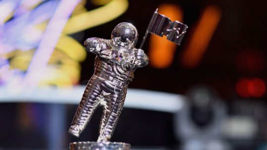 Spaceman trophy at the MTV Video Music Awards,